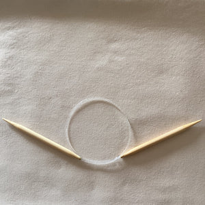 Clover Premium Bamboo 16” Circular Knitting Needles (Size 8-13)
