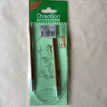 Load image into Gallery viewer, ChiaoGoo Premium Bamboo 40” Circular Needles (Size 10)