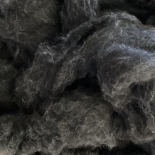Load image into Gallery viewer, Alpaca/Wool Roving - Black &amp; Charcoal Gray, 1 pound