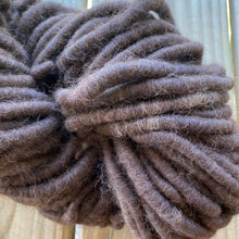 Load image into Gallery viewer, Dark Brown Core Spun Alpaca Rug Yarn