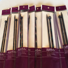 Load image into Gallery viewer, 10 inch (25cm) Straight Knitting Needles (Sizes 9, 10, and 10.5)