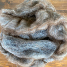 Load image into Gallery viewer, 3-Way Swirl Alpaca/Wool Roving (4 oz)