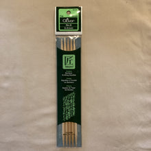 Load image into Gallery viewer, Clover Premium Bamboo 7” Double Pointed Needles