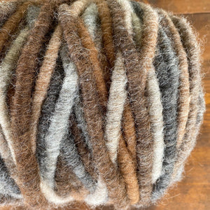 25 Yards Variegated Alpaca Rug Yarn